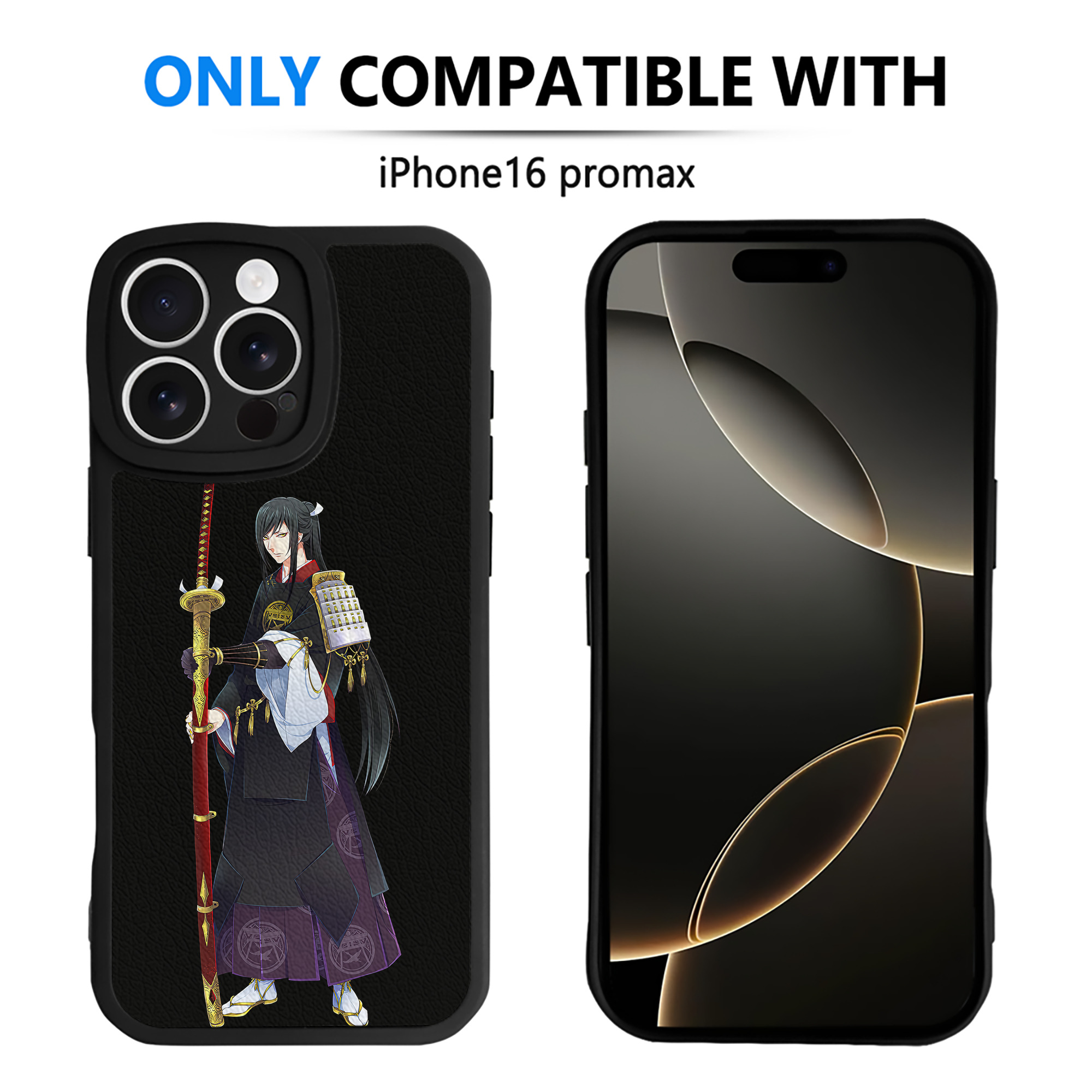 （画像用） 刀剣乱舞 Touken Ranbu 【iPhone 16シリーズ対応】シリコンスマホケース（レザー調） 材質：シリコン